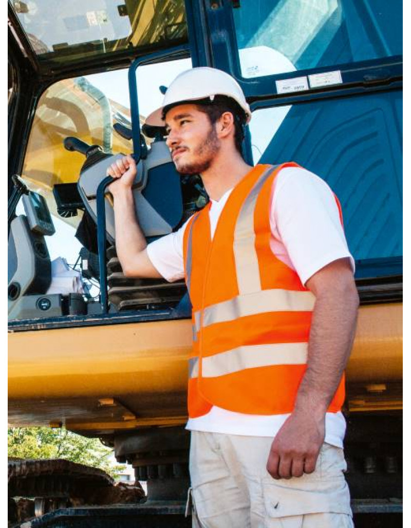 Vestă de lucru cu elemente reflectorizante